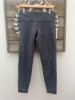 Athleta Altitude Tight Heather gray fleece lined leggings size M NWT
